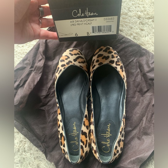 Cole Haan “Air Dana D’Orsay II Leopard Print HCalf. - Picture 3 of 6
